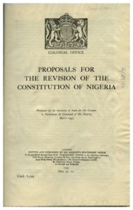 Constitution II: The Colonial Constitution - Class Notes