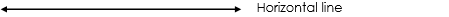 horizontal Line math 