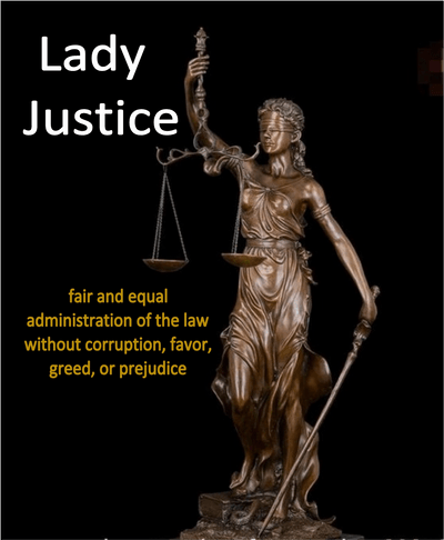 lady justice rule of law civic education classnotesng