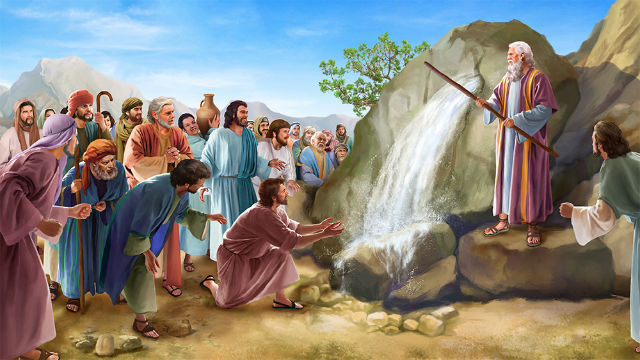 Moses-Strikes-the-Rock- for water crs classnotesng