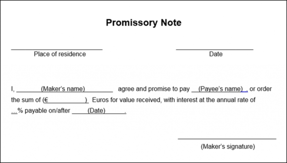 Promissory-Note commerce classnotesng
