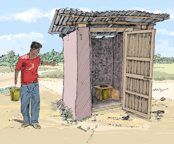 bucket latrine family house home econs classnotesng