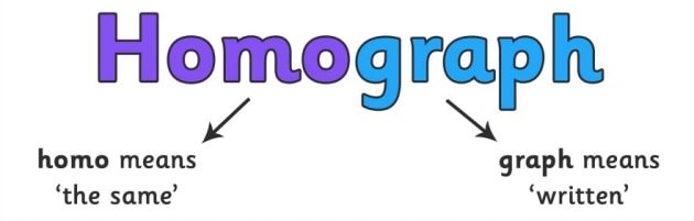 Homographs: Words that are Spelled the Same. | ClassNotes.ng