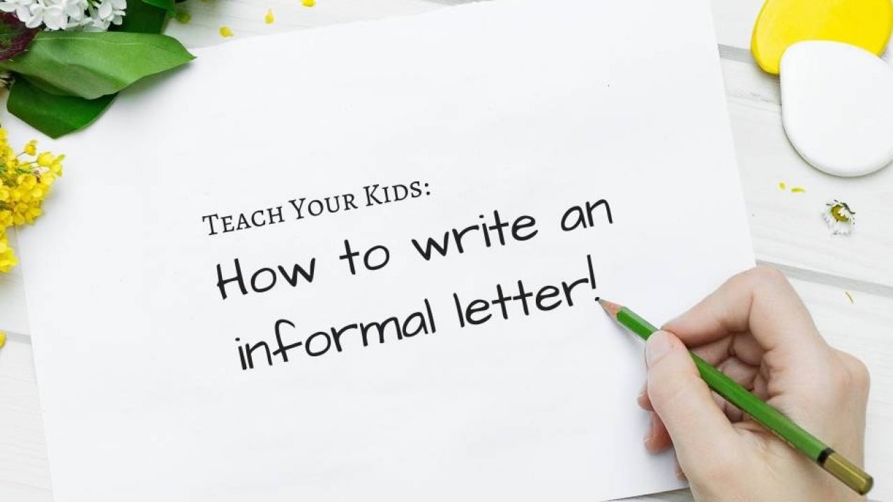 creative writing informal letter