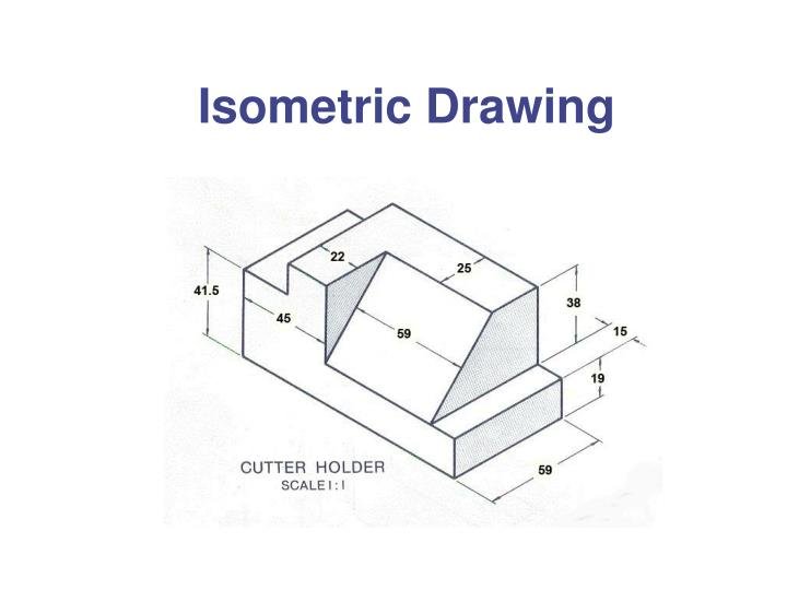 isometric paper with title block