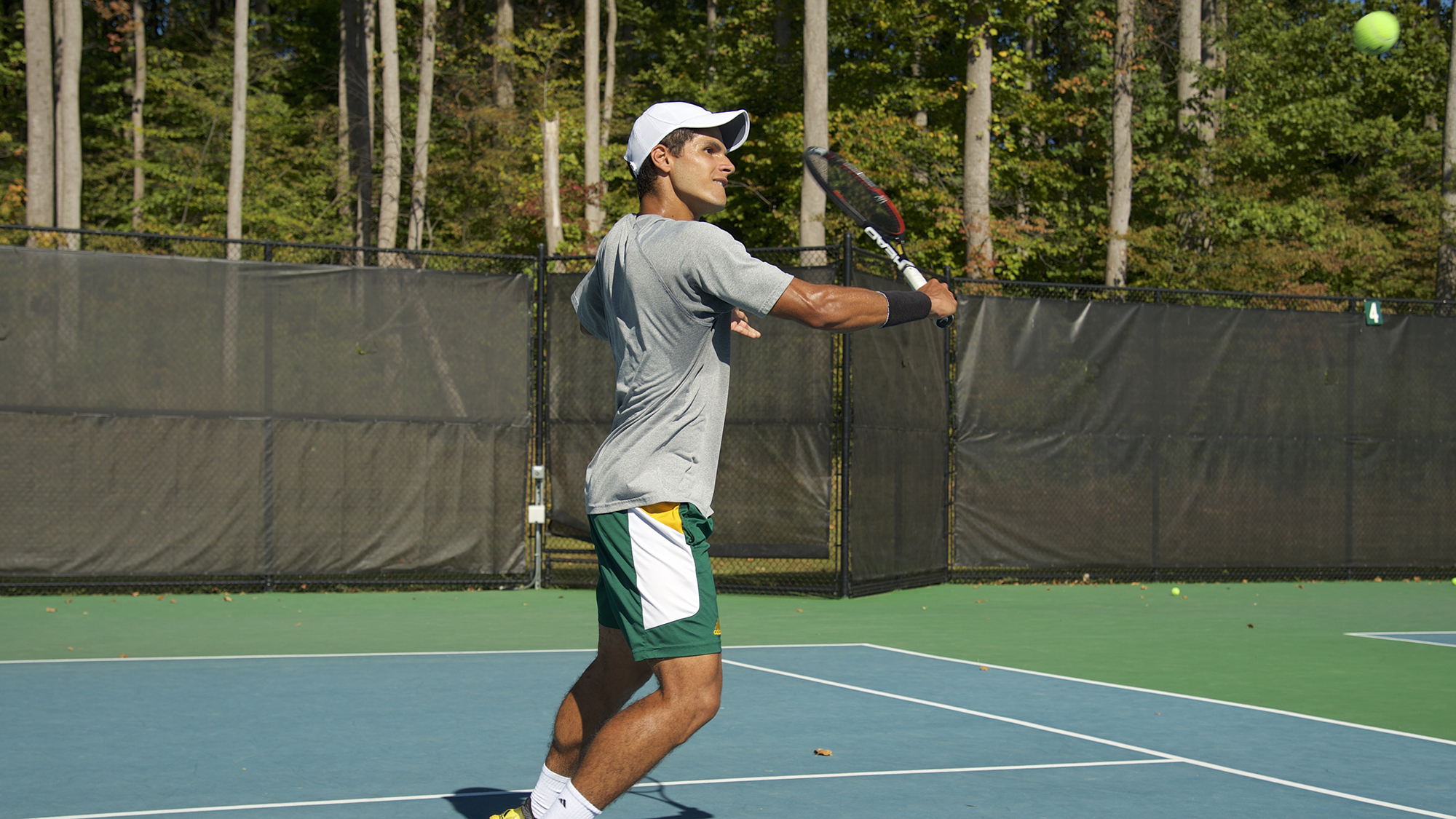 Men's Tennis Action physical health educatin classnotesng