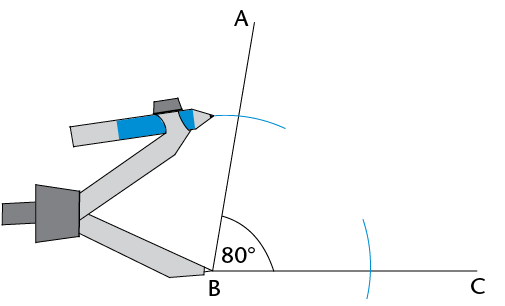 compass bisecting angles classnotesng