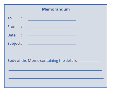 format of a memorandum classnotesng