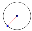 radius of a circle classnotes