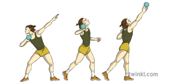 shot put throw phe classnotesng