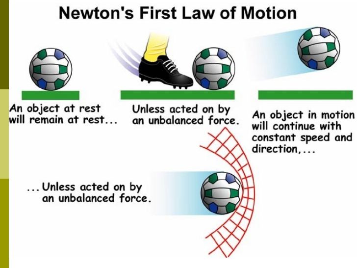 newton first law of motion linear momentum physics classnotesng