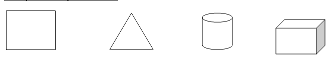 Example Object For Line Using Lines To Form Shapes And Objects - Class Notes