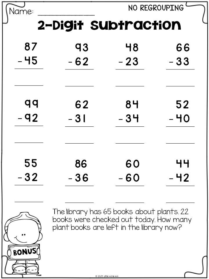 SUBTRACTION - Class Notes