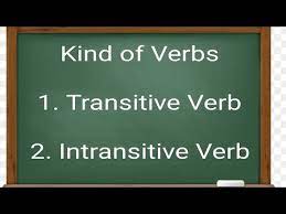 types of verbs