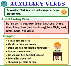 Auxiliary verb