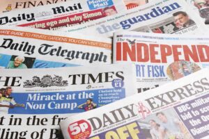 Newspaper reading
