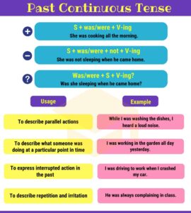 Past Continuous Tense