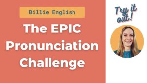 Pronounciation challenge 