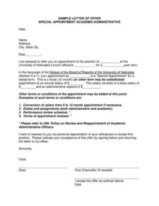 offer letter