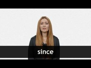 since in preposition