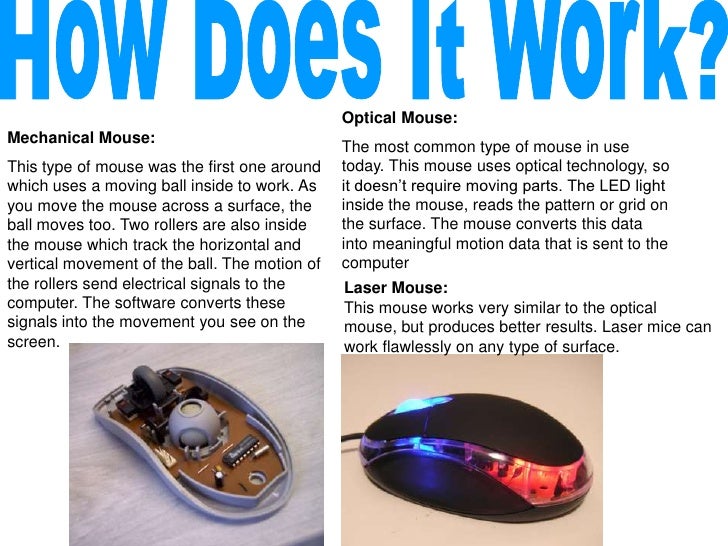 Description of the Parts of Computer - The computer Mouse - ClassNotes.ng