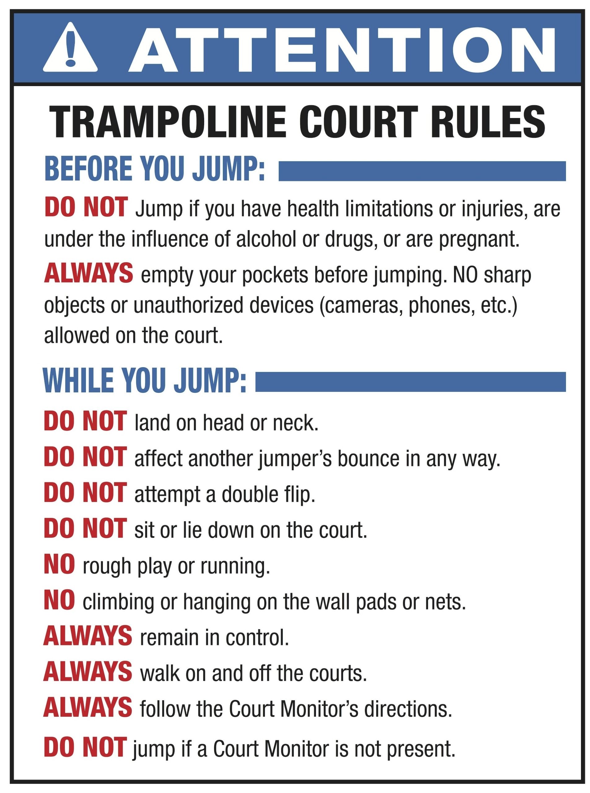 Athletics - Safety rules in athletics - Class Notes