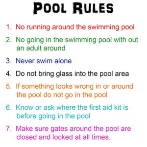 Swimming - Basic rules in swimming