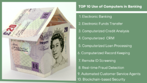 Uses of computer in the Bank