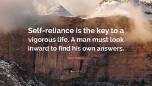 Meaning of Self - Reliance