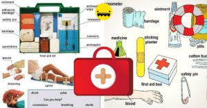 Contents of First Aid Box Continued