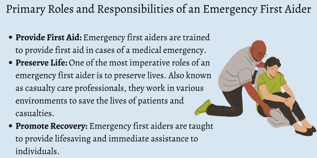 First Aider - Duties and qualities of first aider - Class Notes