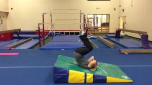 backward roll in gymnastics