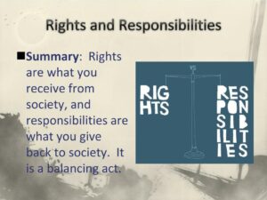 Importance of Citizens` Rights and Obligation