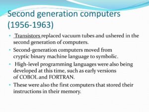 Second Generation of Computers