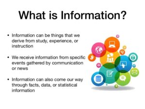 What is information 