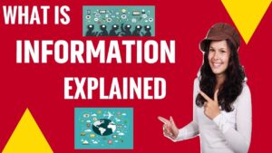 What is information 