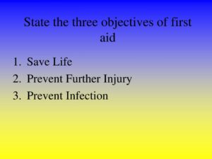 First Aid and Safety Education 