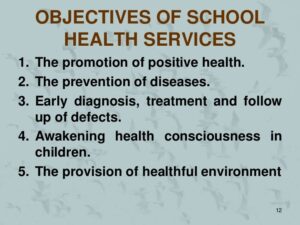Goals and Objectives of School Health Programmes