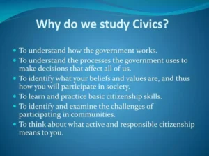 Importance of Civic Education to National Development