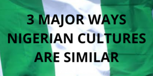 Similarities and Differences among Cultures in Nigeria