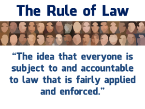 Protection of Human Rights and the Rule of Law